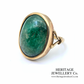 Antique Cabochon Emerald Ring