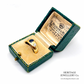 Vintage Sapphire and Diamond Gypsy Ring (14ct Gold)