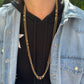 Antique Gold Fancy Long Guard Chain (9ct Gold)