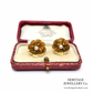Antique Cannetille Pearl Floral Earrings