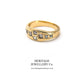 Six Stone Diamond Gypsy Ring