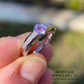 Pink Sapphire & Diamond Ring