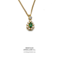 Emerald and Diamond Pendant Necklace