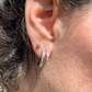 Sapphire and Diamond Earrings (14ct white gold)
