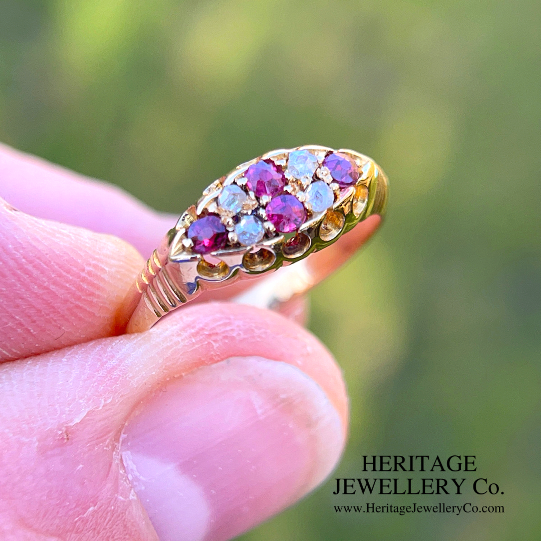 Antique Ruby and Diamond Ring
