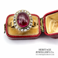 Antique Garnet & Diamond Ring