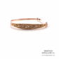 Vintage Gold Floral Bangle (c. 1938; 9ct gold)