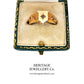 Rare Antique Gold Mizpah Shield Ring (c. 1901; 9ct gold)