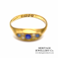 Edwardian Sapphire & Diamond Ring
