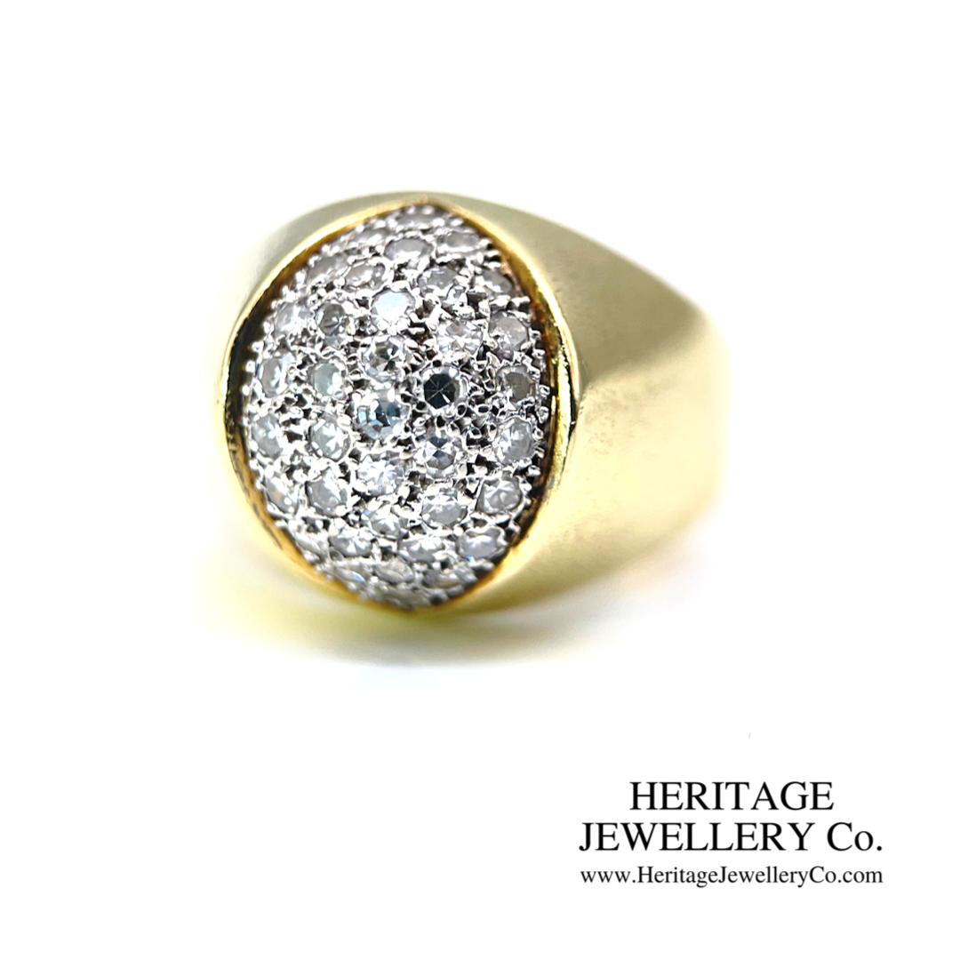 Vintage Diamond Dome Dress Ring