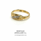 Antique Edwardian Diamond Gypsy Ring (18ct gold; c.1901)