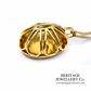 Important French Citrine Pendant with Chain (18ct gold)