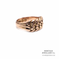 Victorian Rose Gold Keeper Wide Band (9ct Gold; c. 1899)