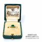 Vintage Emerald and Diamond Gypsy Ring