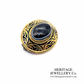 Antique Banded Agate Brooch