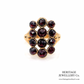 Regency Period Garnet Panel Ring (9ct gold)