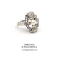 Art Deco Diamond and Pearl Ring