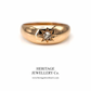 Antique Diamond Gypsy Ring (18ct gold; c.1912)