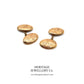 Edwardian Gold Cufflinks with Antique Box