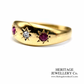 Ruby & Diamond Gypsy Ring