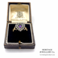 Victorian Diamond and Amethyst Heart Ring