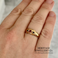 Edwardian Ruby Sapphire and Dia Gypsy Ring