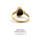 Vintage 14ct Gold Fiery Opal Ring