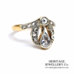 Art Nouveau Rose Diamond Ring