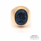 Antique Carved Onyx Signet Ring (18ct gold)