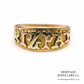 Rare Three Colour Gold Mizpah Ring