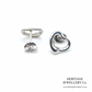 Tiffany & Co. Open Heart Earrings (Platinum)