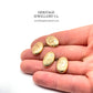 Edwardian Gold Cufflinks with Antique Box