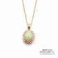 Opal and Diamond Pendant Necklace (18ct gold)