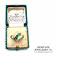Emerald and Diamond Dress Ring