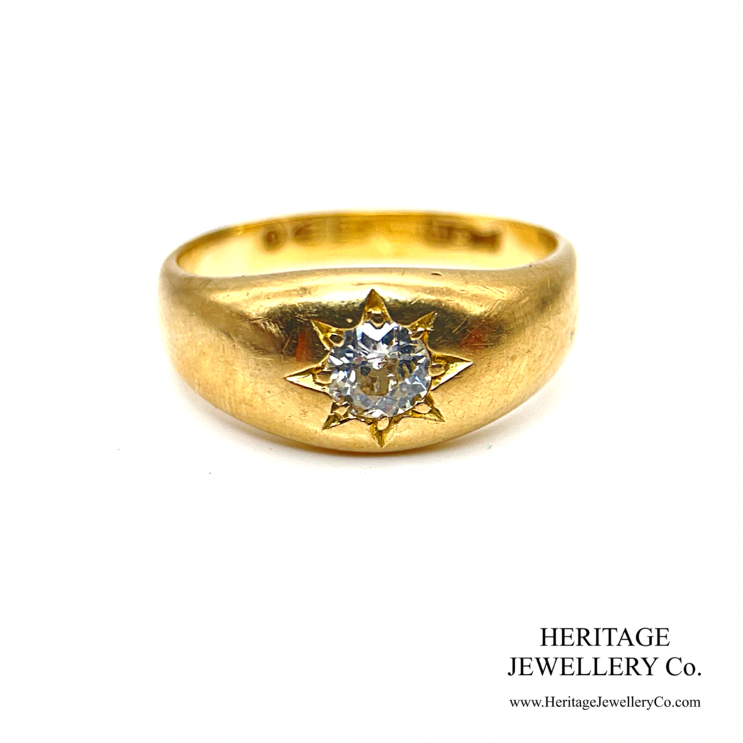 Victorian Old-Cut Diamond Gypsy Ring