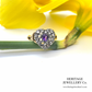 Victorian Diamond and Amethyst Heart Ring