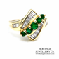 Emerald and Diamond Dress Ring