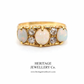Edwardian Opal Ring with Diamond Accents (c.1906)