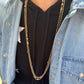 Antique Gold Fancy Long Guard Chain (9ct Gold)
