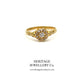Edwardian Diamond Cluster Gypsy Ring (c.1906)