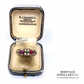 Victorian Garnet, Emerald and Pearl Ring
