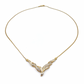 Vintage Diamond Ribbon Collar