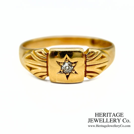 Victorian Diamond Gypsy Ring (c.1892)