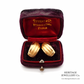 Vintage Gold Hoop / Half Shell Earrings (18ct gold)