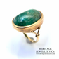 Antique Cabochon Emerald Ring