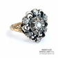 Antique Old Cut Diamond Cluster Ring