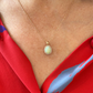 Opal and Diamond Pendant Necklace (18ct gold)