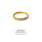 Vintage 22ct Gold 2mm Wedding Band Ring (c.1953)