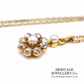 Diamond & Pearl Cluster Pendant