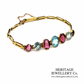 Antique Garnet and Aquamarine Bracelet (15ct)